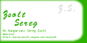 zsolt sereg business card